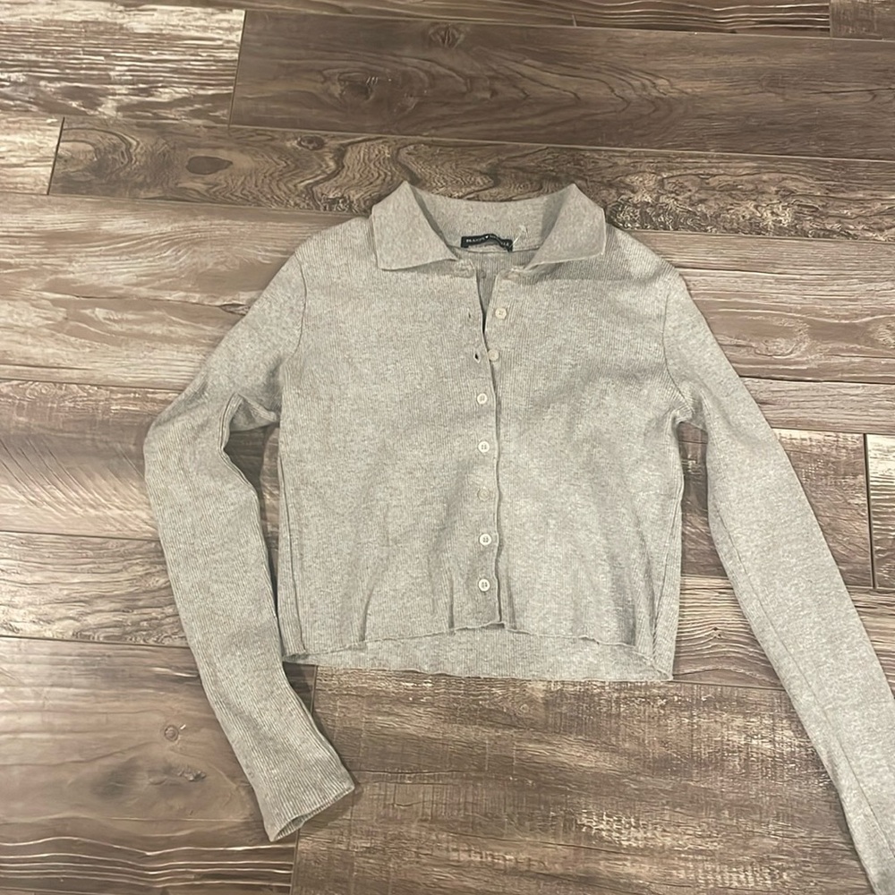 Brandy Melville button up sweater